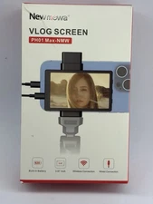 Selfie Monitor Screen iPhone Vlog, Newmowa, Magnetic Phone Holder Clip PH01-NMW