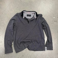Ted Baker grey micro-polka dot long sleeve preppy polo shirt