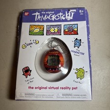 The Original Tamagotchi Sunset Orange Virtual Reality Pet Bandai Nob see pics v