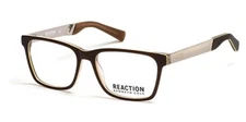 Kenneth Cole Reaction KC0790 Matte Brown 050 Plastic Eyeglasses Frame 54-16-140