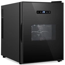 NutriChef Wine Chilling Refrigerator Cellar-Single-Zone, Digital Touch