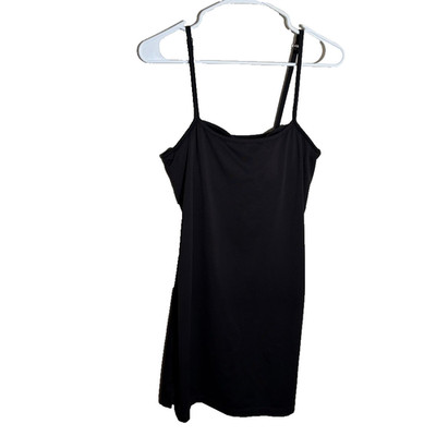 Athleta Dress Women's Small Black Built In Bra Sleeveless Shift Cami Casual