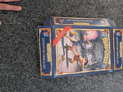 Hero Quest MB Games Workshop Vintage Adventure Design Kit OVP 1990er