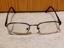 Chesterfield Eyeglasses 140 CH865T Titanium 52-19-140 Gold Frames Half Rim EUC