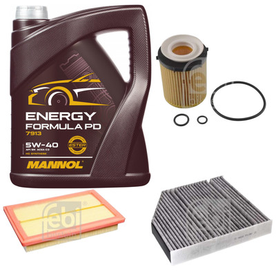 FEBI Inspektionspaket 5L MANNOL Energy Formula PD 5W-40 für Mercedes-Benz