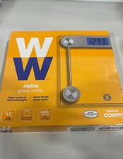 Weight Watchers by Conair Scales by Conair Digital Glass Bathroom Scale 400 Lbs.