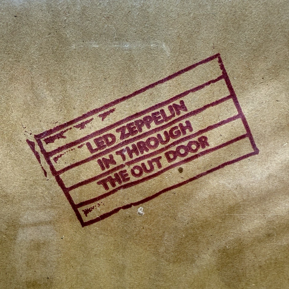 Led Zeppelin In Through The Out Door LP SEALED 1979 1st Press SS 16002 Brown Bag - Image 2 of 4