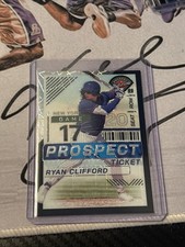 2024 Panini Prospect Edition Ryan Clifford Holo Ticket Black Velocity #28/39