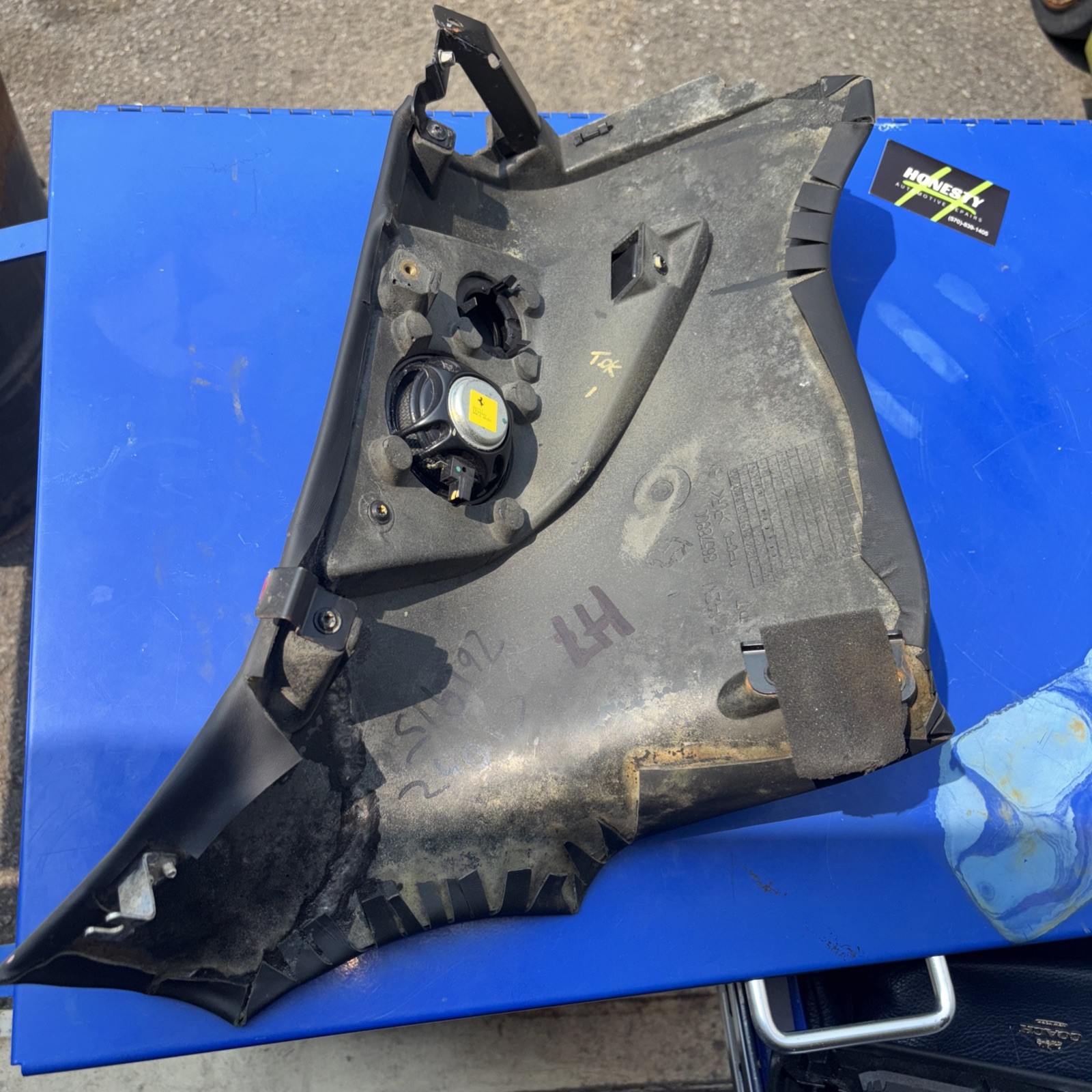 Ferrari 488 Right Lower B-Pillar Interior Trim Panel (Used, OEM)