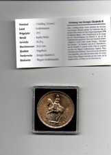 M&uuml;nze  Kr&ouml;nung  von Elisabeth  1953  5 Schilling  Kupfer/Nickel