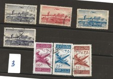 LIBAN - lot 3  Poste aérienne yvert 65-68-69-71-83-86-87