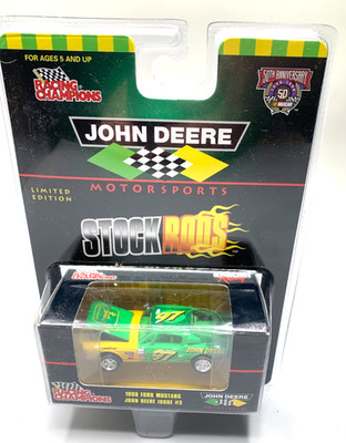 Racing Champions John Deere 1968 Ford Mustang Stock Rods Diecast 1/64 NASCAR
