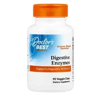 Doctor's Best, Digestive Enzymes, 90 Caps Exp Aug/2027 Sealed
