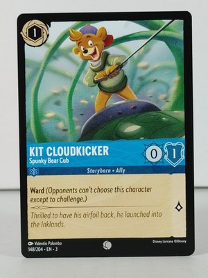 Kit Cloudkicker - Spunky Bear Cub - Into the Inklands #148 - LORCANA - singles