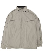 CHAMPION Mens Tracksuit Top Jacket 3XL White Polyester AV18