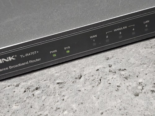 TP Link TL-R470T+ Load Balance Balancing Router Switch Used Tested & Working - Picture 24 of 24
