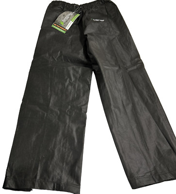 Frogg Toggs Mens Rain Pants Medium Waterproof Black
