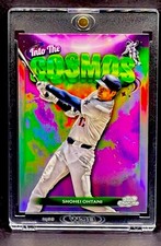 Shohei Ohtani RARE REFRACTOR INVESTMENT CARD TOPPS CHROME COSMIC DODGERS MINT