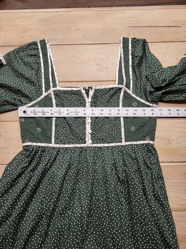 Madewell besticktes Damenkleid 4 einfache lockere Passform neu mit Etikett $ 158 Renaissance Reißverschluss hinten - Bild 9 von 11