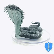 Emperor Cobra - Darklands Rising #29 Pathfinder Battles D&D Snake Miniature