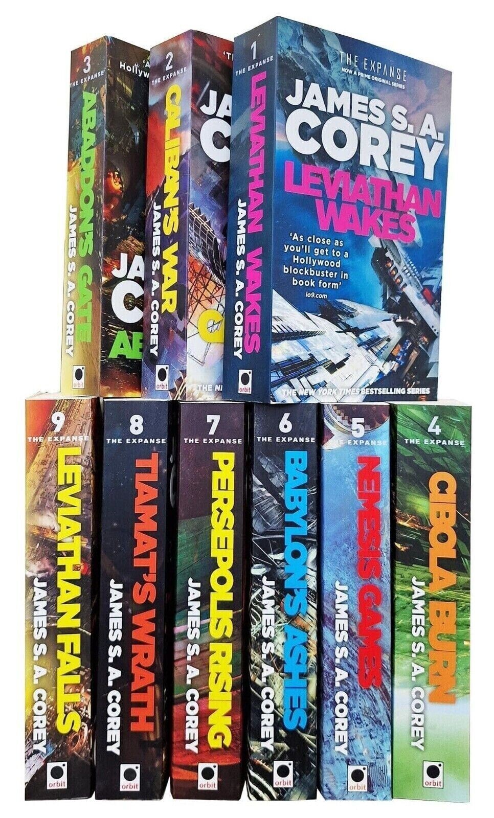 Expanse Series 9 Books Collection by James S A Corey Leviathan Wakes, Calibans