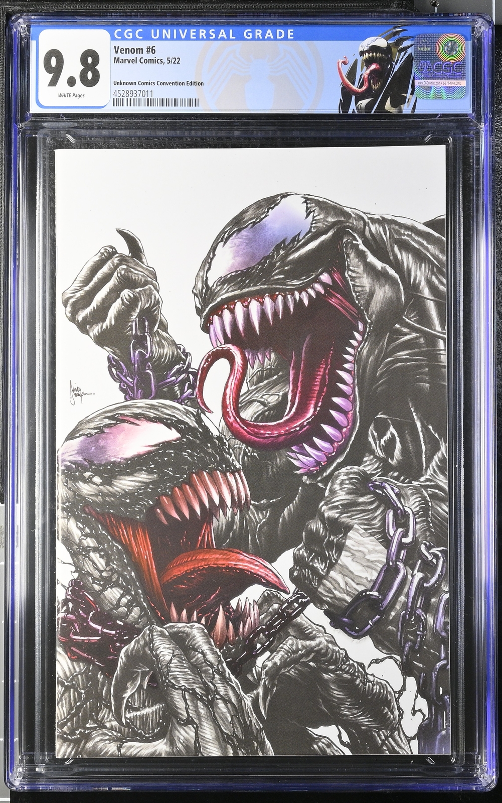 Venom 6 CGC 9.8 Suayan Virgin Variant