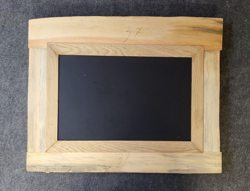 Rustic Live Edge Style Pine Framed Mirror | Vintage Mirror, Kiln Dried Pine - Picture 5 of 6