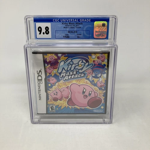 Kirby Mass Attack Nintendo DS Sealed CGC Graded 9.8 A++