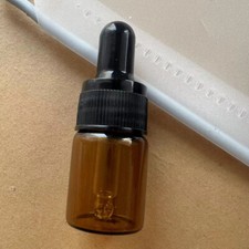 10X 100X Amber Glass Liquid Pipette Bottle Glass Eye Dropper Aromatherapy 1-20ml