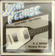 (ONE SET) John Pearse Electric Guitar Strings EZ BEND 2500 10-46 Nickel Wound