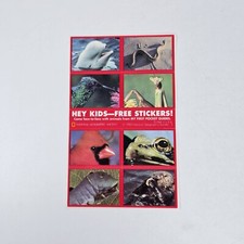 1995 National Geographic Peel and Stick Stickers My First Pocket Guide