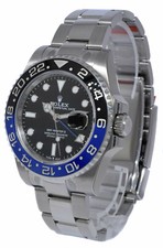 NEW Rolex GMT-Master II Black/Blue Mens Ceramic Oyster Steel B/P '22 126710 9