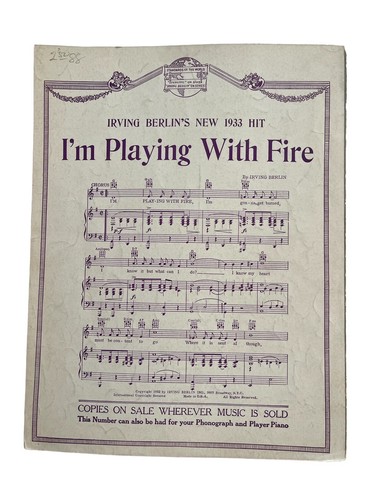 Ukelele de voz Irving Berlin Maybe I Love You Too Much 1933 vintage - Imagen 2 de 4