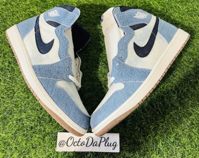 Size 10 - Air Jordan 1 Retro OG High Denim for sale online | eBay