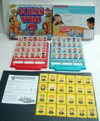 2018 Hasbro Guess Who? Classic Mystery Face Names Board Game Complete Nice Cond