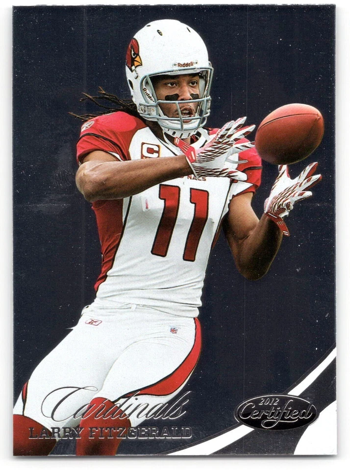 2012 Panini Certified 139 Larry Fitzgerald Arizona Cardinals Football Card - Image 3 of 3