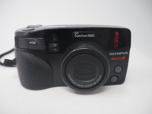 Olympus Superzoom 3000 DLX 35mm Point & Shoot Film Camera Black Multi-Auto Focus