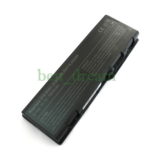 9 Zellen Akku für Dell Inspiron 6000 9200 9300 E1705 XPS M170 M1710 M90 310-6321 - Bild 1 von 4