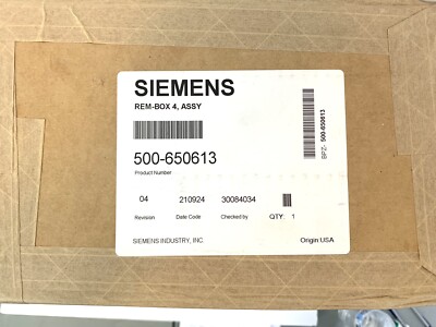 siemens rem-box 4 assembly 500-650613 revision 4 
