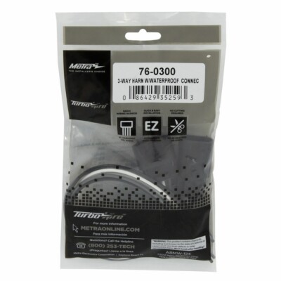 Metra 76-0300 Powersports 3 Way Harn Waterproof Connector - Universal