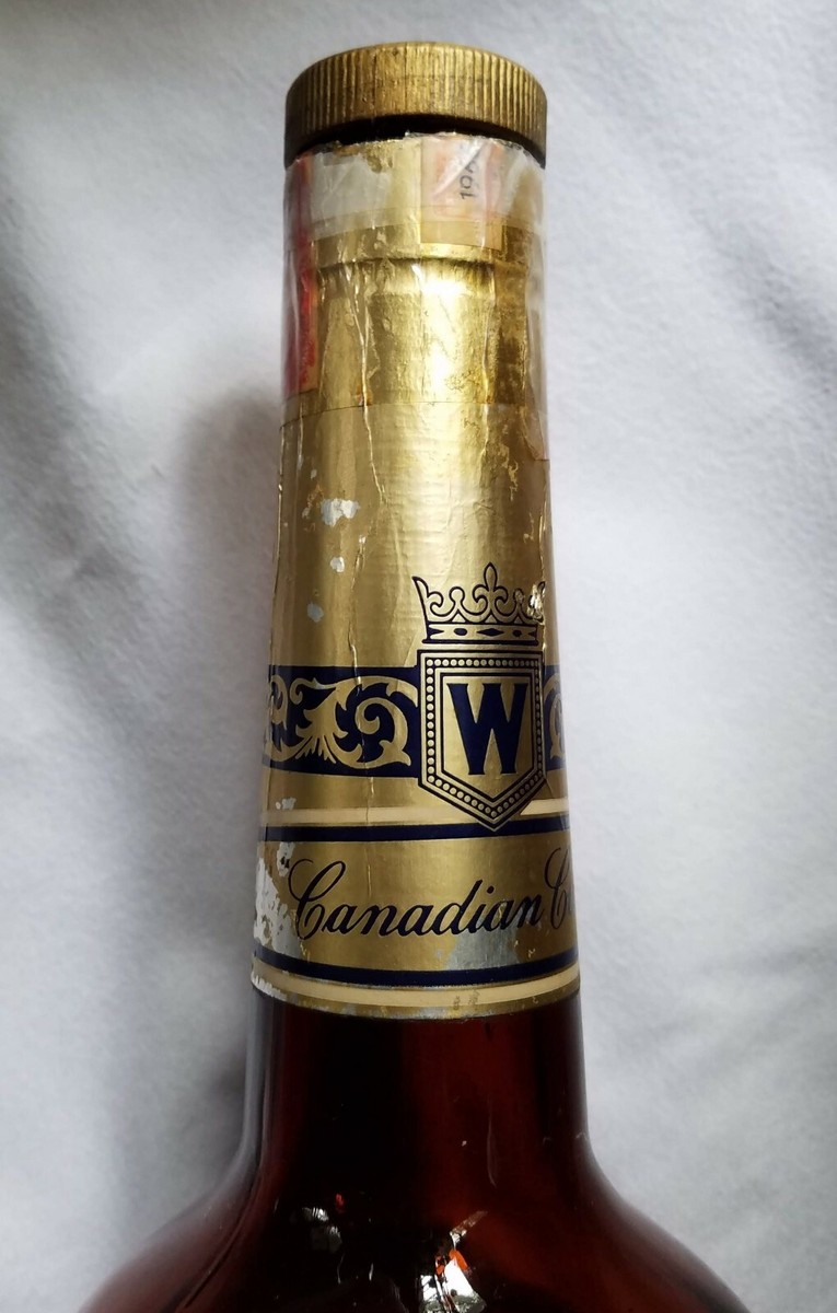 Vintage 1966 Gallon CANADIAN CLUB WHISKY BOTTLE with