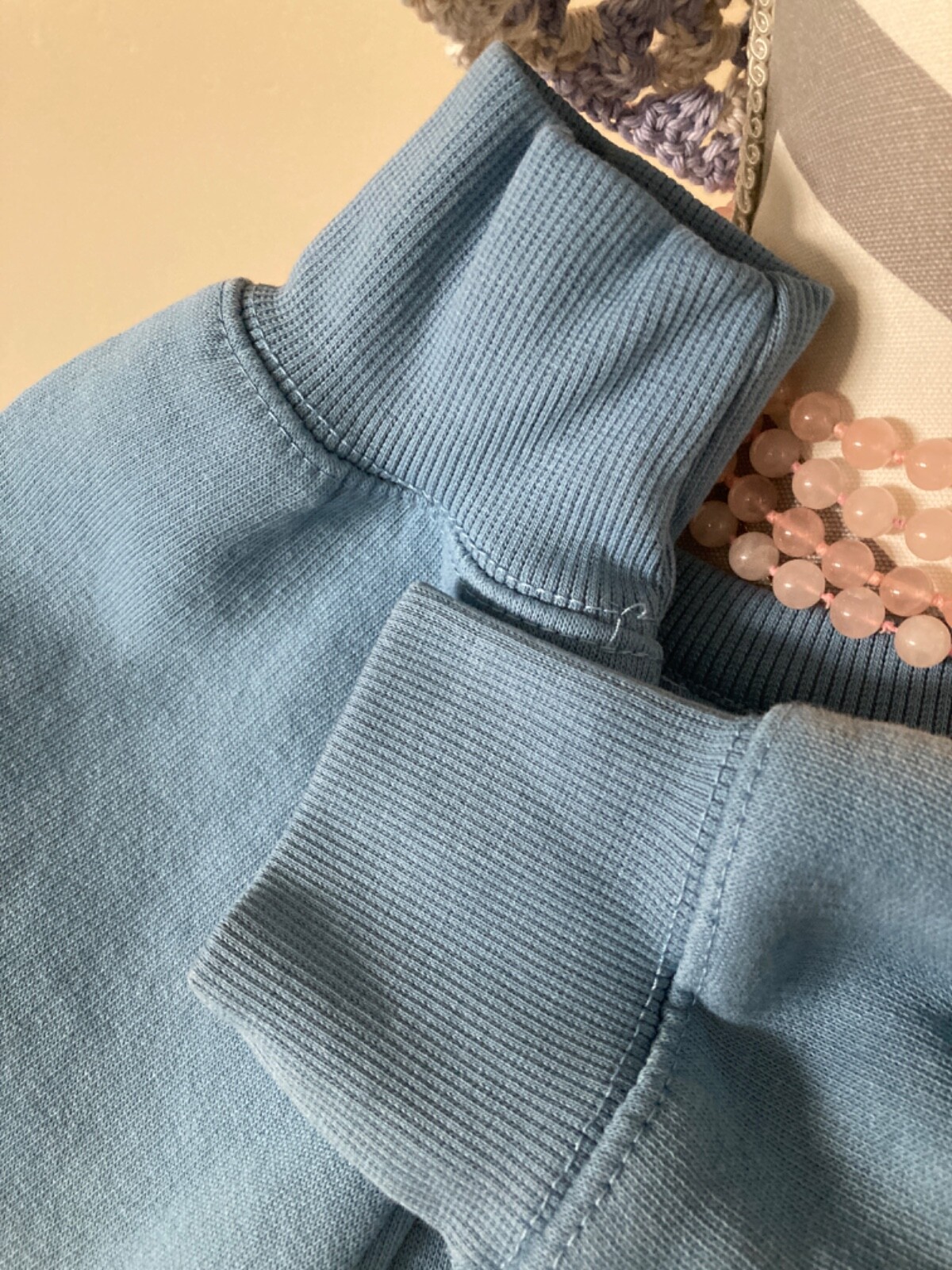 J.O & Co. Women's Casual Basic Solid Blue Fleece … - image 3