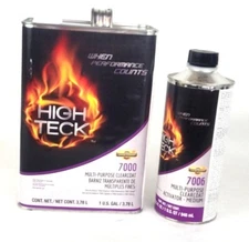 High Teck 7000 Clear Coat Multi-Purpose High Gloss Gallon W/ Choice of Hardener
