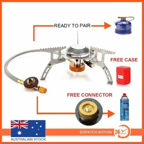 3500w Outdoor Picnic Gas Jet Portable Stove Cooking Hiking Burner