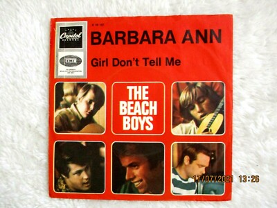 The Beach Boys Barbara Ann (DIFFERENT COVER) BIG LETTERS German Press 1965