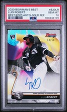 2020 BOWMAN'S BEST BEST OF 2020 AUTOS #B20LR LUIS ROBERT 24/50 PSA 10 AUTO