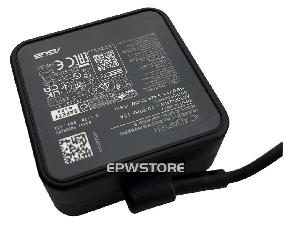 19V 3.42A 65W ADP-65GD D AC Adapter Charger For Asus A55V A55VD A73 A73E A73S - Bild 4 von 4