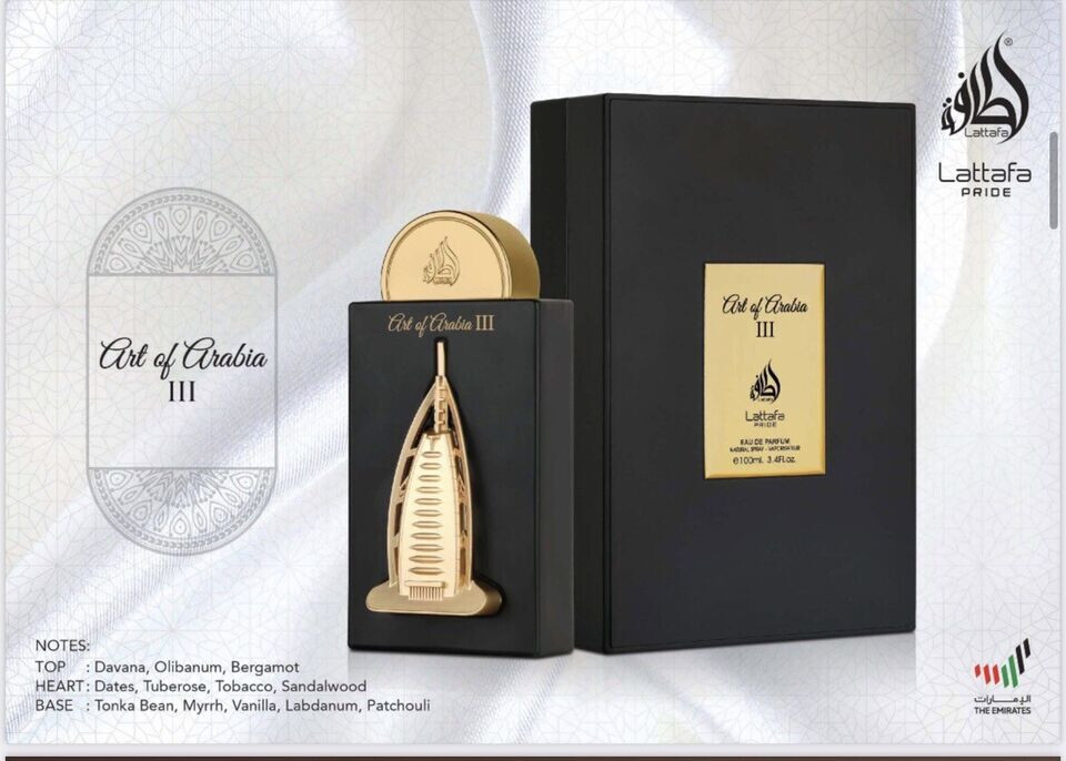 Art Of Arabia III by Lattafa Pride EDP Eau De Parfum For