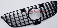 GT Panamericana Hochglanz Schwarzer Grill F&uuml;r Mercedes GLE C292 2015+ Coupe 350