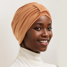 Women Hijab Chemo Cancer Caps African Beanie Muslim Turban Hair Loss Hats Cover